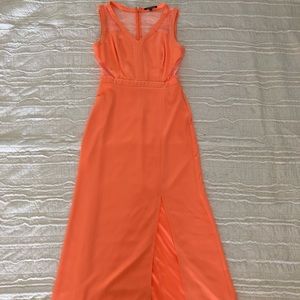 Gianni Bini Vibrant Peach Maxi Dress